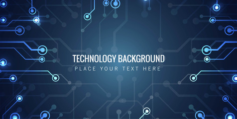Wall Mural - abstract technological background
