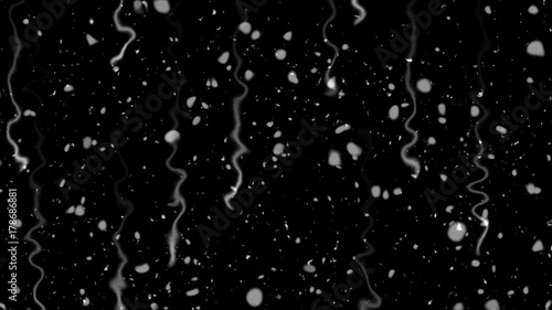 Water Drop On Black Background Abstract Drop Water On Glass