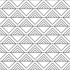 Wall Mural - Modern stylish tiling ornament with squares. Seamless vector pattern