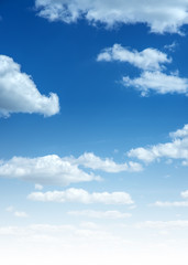 Wall Mural - Sky and clouds vertical photo