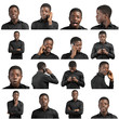 © fotofabrika - African american man's expressions collage