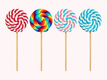 Set Of Lollipops