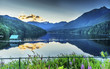 © Bill Perry - Capilano Reservoir Lake Snowy Two Lions Mountains Vancouver British Columbia