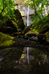 Wall Mural - Elowah Falls, Oregon, USA, during summer