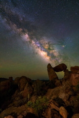 Wall Mural - Milky way at Big Bend National Park