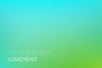 Poster - Green color gradient background. Vector turquoise backdrop design template for eco nature or ecology and sunlight concept, ocean water or marine underwater background and abstract wallpaper