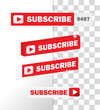 © TheToonCompany - Subscribe Buttons Various Designs