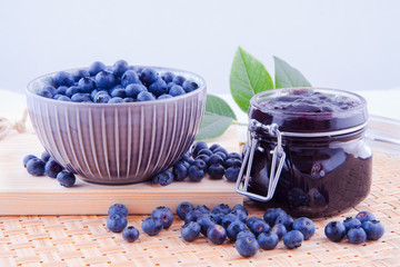 Wall Mural - Blueberries in the kitchen