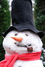 Sneeuwpop Met Pijp