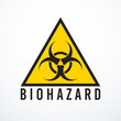 Vector biohazard sign