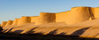 Sunset on city wall of Ichan Kala - Khiva, Uzbekistan