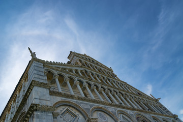 Wall Mural - Details of the exterior of the Pisa Cathedral (Cattedrale Metropolitana Primaziale di Santa Maria Assunta; Duomo di Pisa in italian), Pisa, Tuscany, Italy