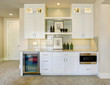 © Iriana Shiyan - Family room design with wet bar nook