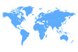© pingebat - Blue Vector World Map