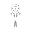 © djvstock - cartoon teacher woman icon over white background vector illustration