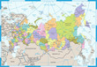 Russia Map - Vector Illustration