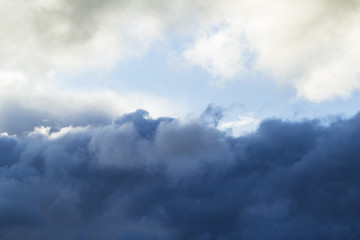 blue cloudy rainy cloud