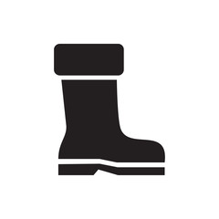 Canvas Print - boot icon illustration