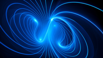 mysterious electromagnetic field background