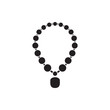 necklace icon illustration