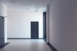 Empty corridor in modern business office building