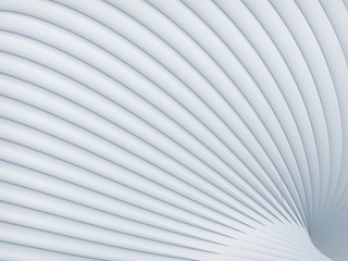 White stripe pattern futuristic background. 3d render illustration
