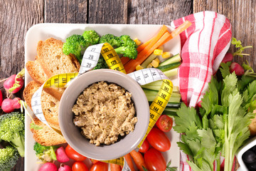 Poster - vegetable and dip