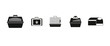 © ylivdesign - Pet cage icon set, simple style
