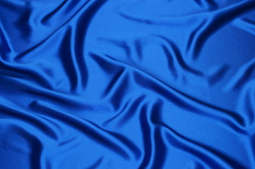 fabric silk blue
