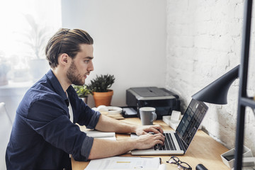 Businessman Working at Office