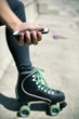 © nito - roller skater man using his smartphone