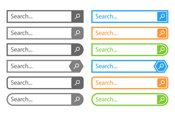 Wall Mural - search bar vector design element, in flat style