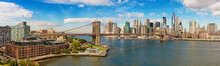 Brooklyn Bridge And Cityscape Of New York