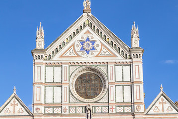 Wall Mural - The Basilica di Santa Croce, Florence, Italy