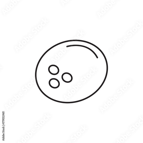 vector coconut icon farm fruit element premium quality graphic design signs outline symbols collection simple thin line icon for websides web design mobile app infographics buy this stock vector and explore vector coconut icon farm fruit element