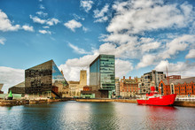 Cityscape Of Liverpool, England
