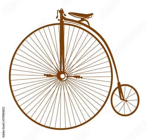 old style big wheel bicycle