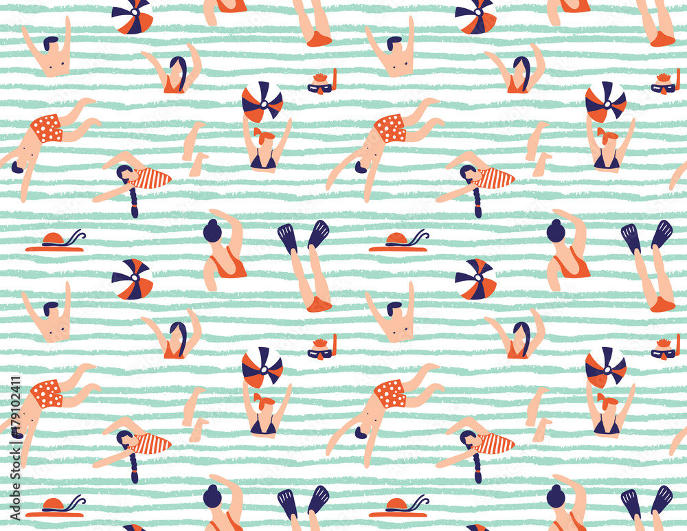 Fotografia Summer seamless pattern