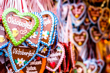 Canvas Print - gingerbread heart