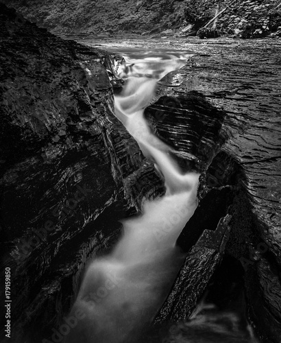 Zdjęcie XXL Wodospad w lesie Allegheney w Pensylwanii