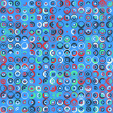 Fototapeta  - Geometric pattern with colored elements, vector abstract background