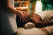 © Lumina/Stocksy - Woman receiving head massage at spa