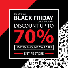 Wall Mural - black friday