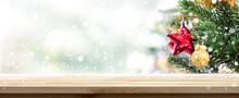 Christmas Table Top Background