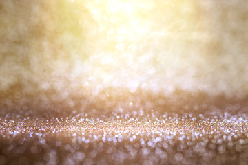 Aufkleber - Golden glitter background