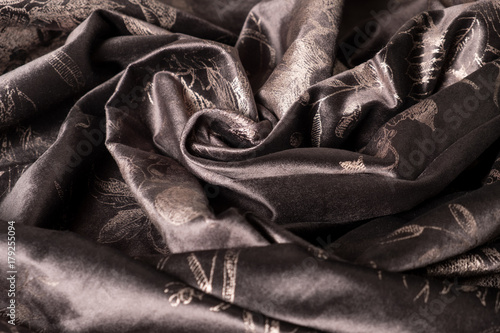 Zdjęcie XXL Zmięty tkaniny tło, tekstura i. Streszczenie tło, pusty szablon