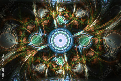 Fractal psychedelic background.