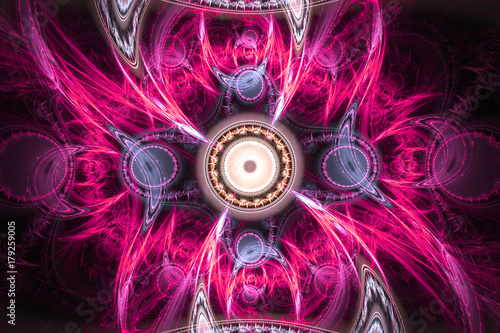 Fractal psychedelic background.