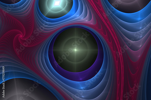 Fractal universe illustration psychedelic dream music or other concept