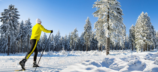 cross-country skiing